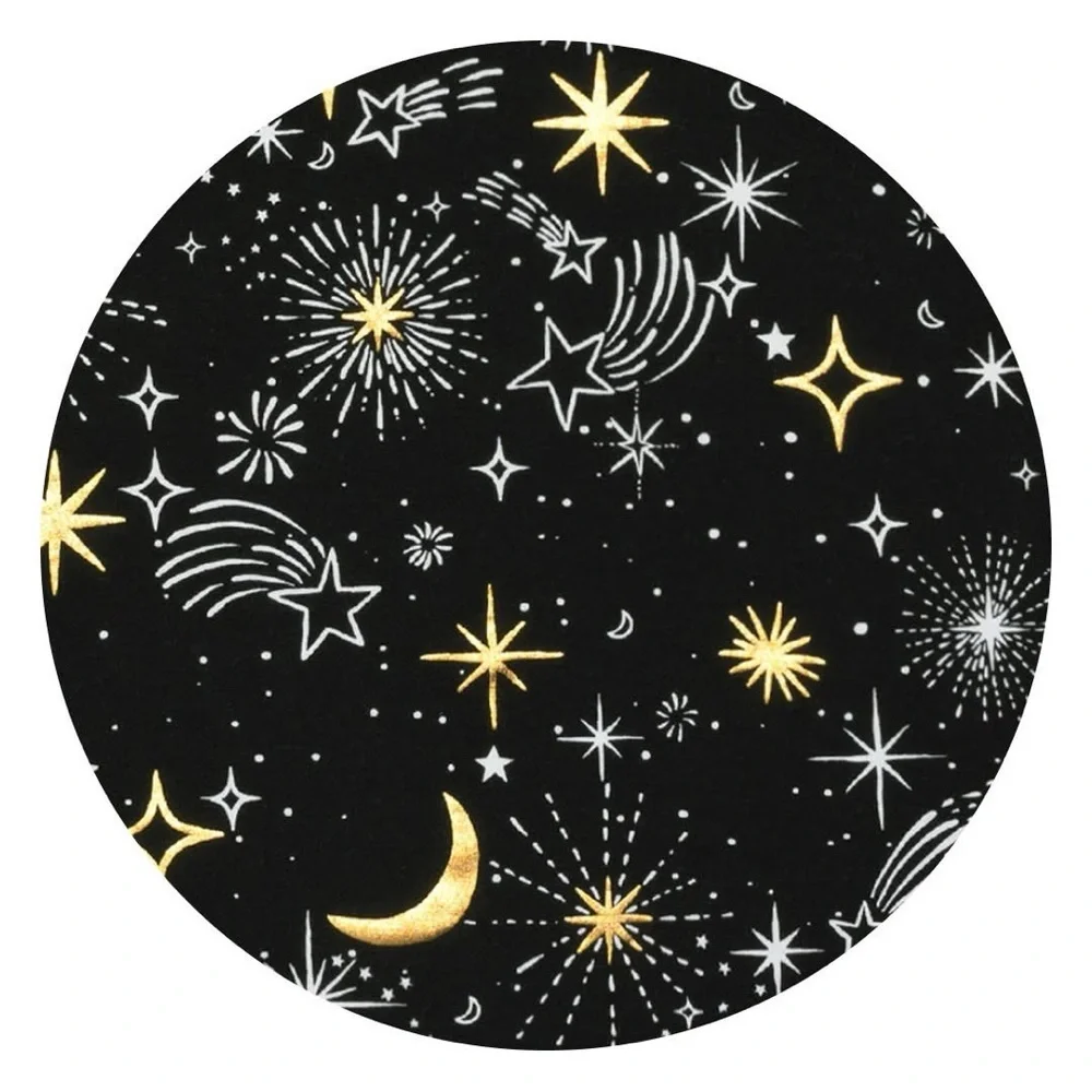 💫 Little Sleepies Celebration Stars New Year Bamboo zippered romber pajamas